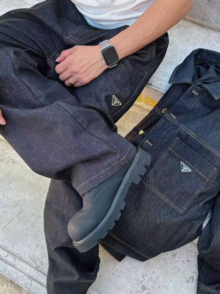 МУЖСКИЕ ДЖИНСЫ PRADA  82375 фото анонса