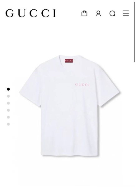 МУЖСКАЯ ФУТБОЛКА GUCCI  75068 фото анонса