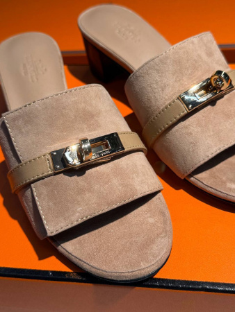 ШЛЕПКИ HERMES  77034 детальное фото товара