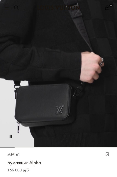 МУЖСКАЯ СУМКА LOUIS VUITTON  68981 фото анонса