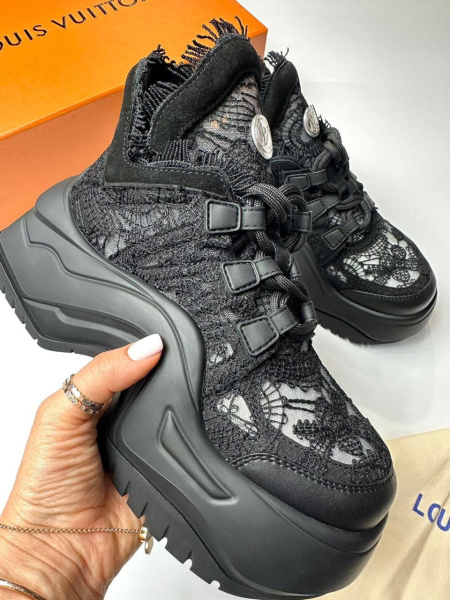 КРОССОВКИ ВЫСОКИЕ LOUIS VUITTON  60870 фото анонса