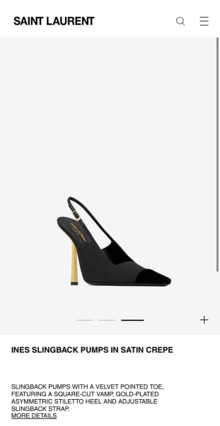 ТУФЛИ SAINT LAURENT  65487 фото анонса