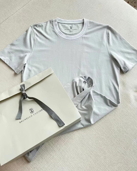 МУЖСКАЯ ФУТБОЛКА BRUNELLO CUCINELLI  58547 фото анонса
