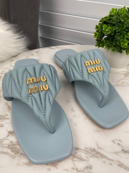 ШЛЕПКИ MIU MIU  67474 фото анонса