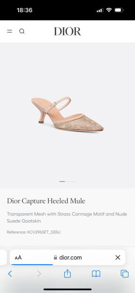 ТУФЛИ CHRISTIAN DIOR  73540 фото анонса