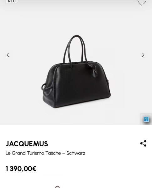 ДОРОЖНАЯ СУМКА JACQUEMUS  75144 фото анонса