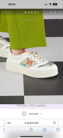 КЕДЫ GUCCI  58160 детальное фото товара