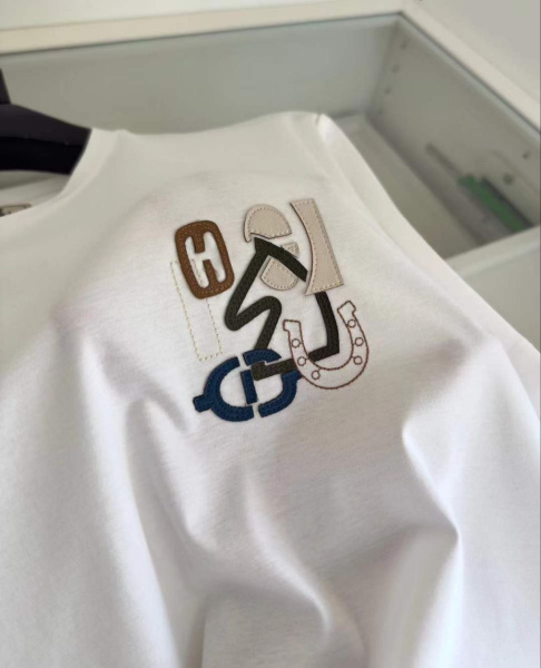 МУЖСКАЯ ФУТБОЛКА HERMES  77383 фото анонса