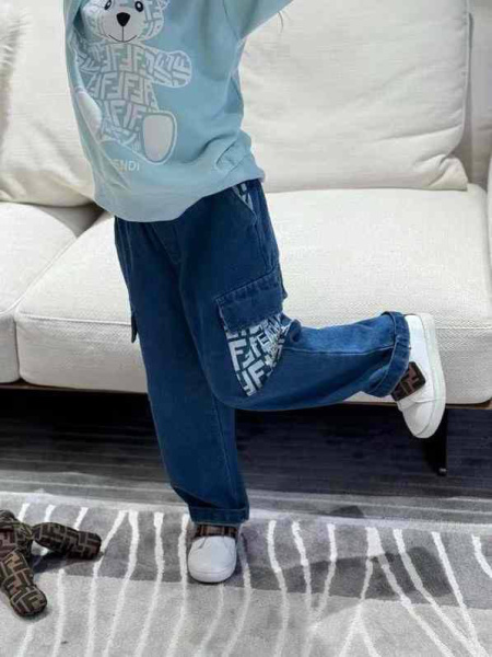 ДЕТСКИЕ ДЖИНСЫ FENDI  73736 фото анонса