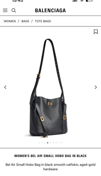 СУМКА BALENCIAGA BEL AIR SMALL  73608 фото анонса