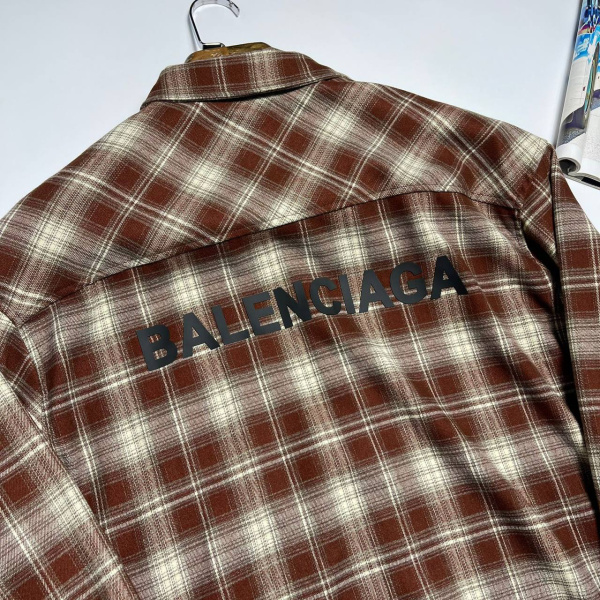 МУЖСКАЯ РУБАШКА BALENCIAGA  70585 фото анонса