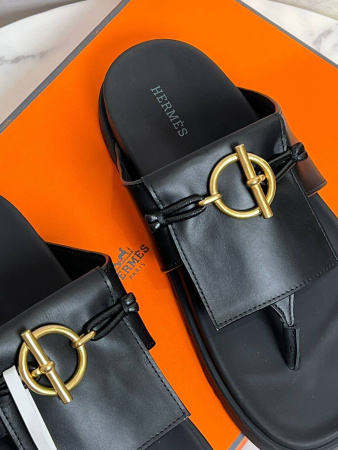 ШЛЕПКИ HERMES  75279 детальное фото товара
