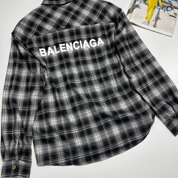 МУЖСКАЯ РУБАШКА BALENCIAGA  70584 фото анонса