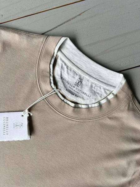 МУЖСКАЯ ФУТБОЛКА BRUNELLO CUCINELLI  69209 фото анонса