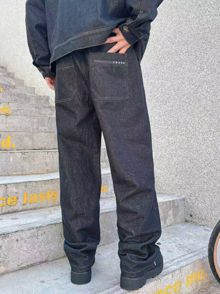 МУЖСКИЕ ДЖИНСЫ PRADA  82375 фото анонса