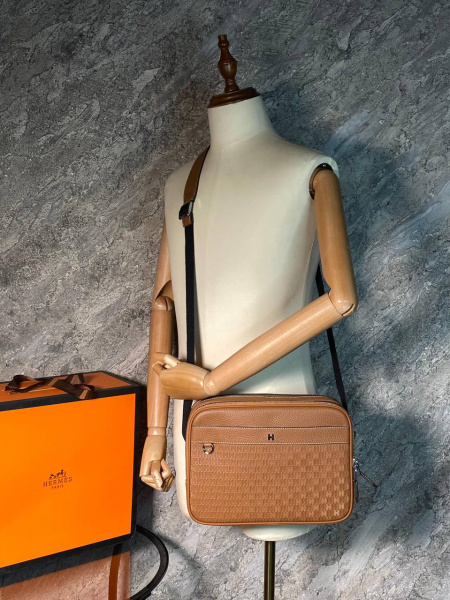 МУЖСКАЯ СУМКА МЕССЕНДЖЕР HERMES  63580 фото анонса