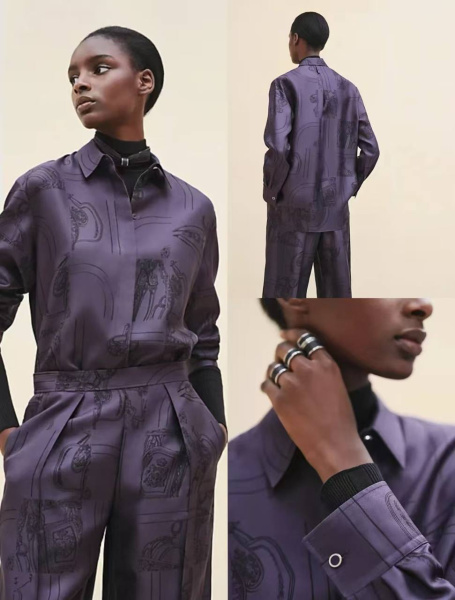 РУБАШКА HERMES  73486 фото анонса