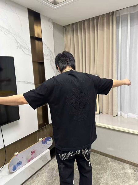 МУЖСКАЯ ФУТБОЛКА CHROME HEARTS  73427 фото анонса