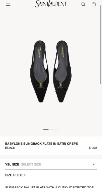 ТУФЛИ SAINT LAURENT  75103 фото анонса