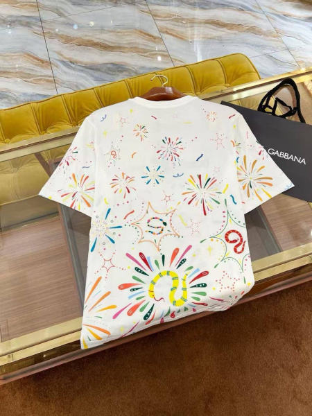 МУЖСКАЯ ФУТБОЛКА DOLCE & GABBANA  77604 фото анонса