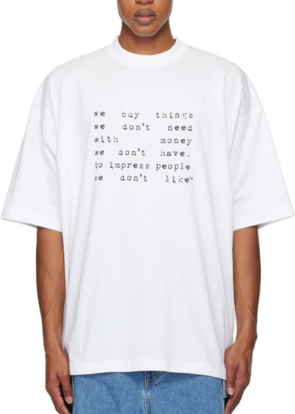 МУЖСКАЯ ФУТБОЛКА VETEMENTS 