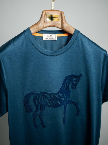 МУЖСКАЯ ФУТБОЛКА HERMES  69310 фото анонса