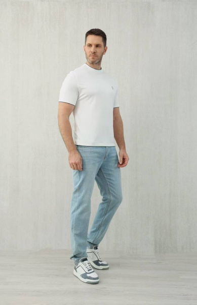 МУЖСКАЯ ФУТБОЛКА BRUNELLO CUCINELLI  75618 фото анонса