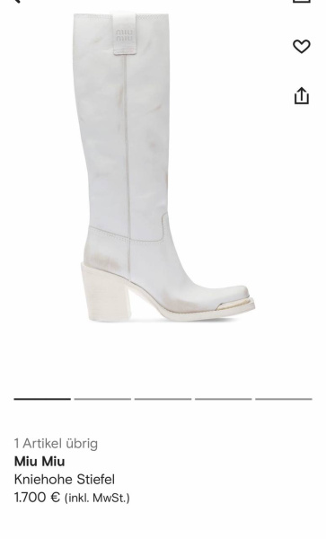 САПОГИ MIU MIU  62416 фото анонса