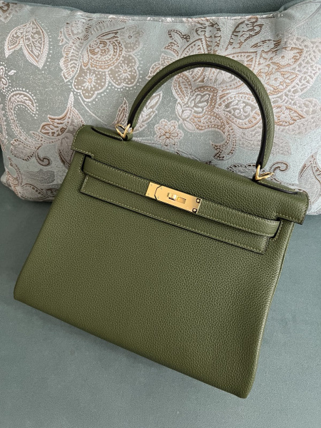 СУМКА HERMES KELLY 28 ручная работа 56088 фото анонса