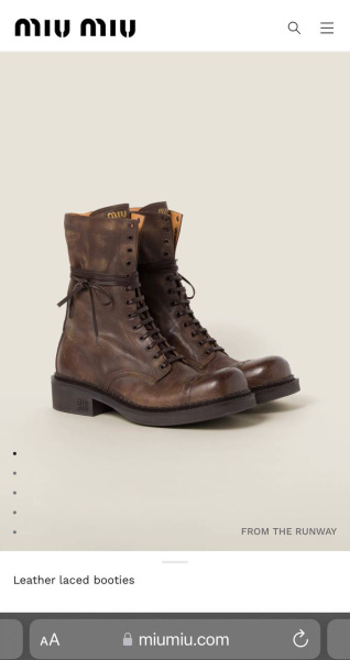 БОТИНКИ MIU MIU  70601 фото анонса