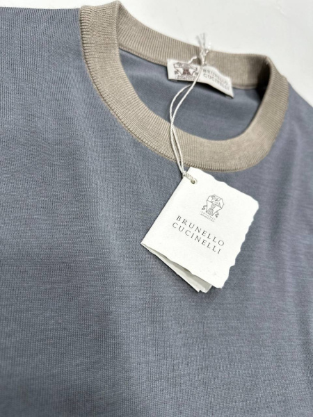 МУЖСКАЯ ФУТБОЛКА BRUNELLO CUCINELLI  66947 фото анонса
