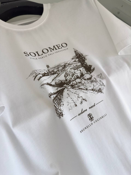 МУЖСКАЯ ФУТБОЛКА BRUNELLO CUCINELLI  74464 фото анонса