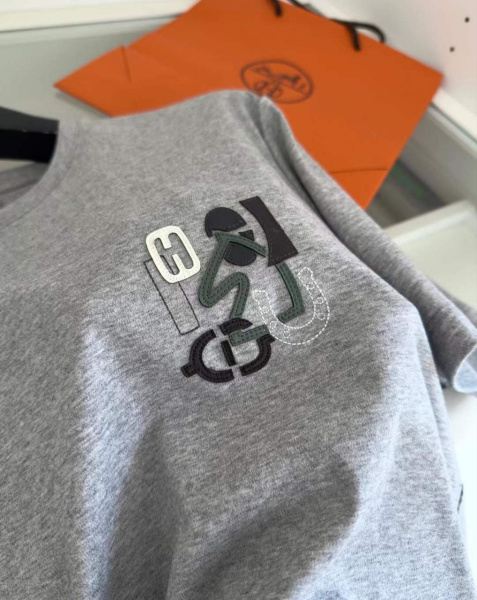 МУЖСКАЯ ФУТБОЛКА HERMES  77385 фото анонса