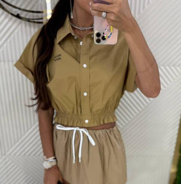 РУБАШКА MIU MIU 