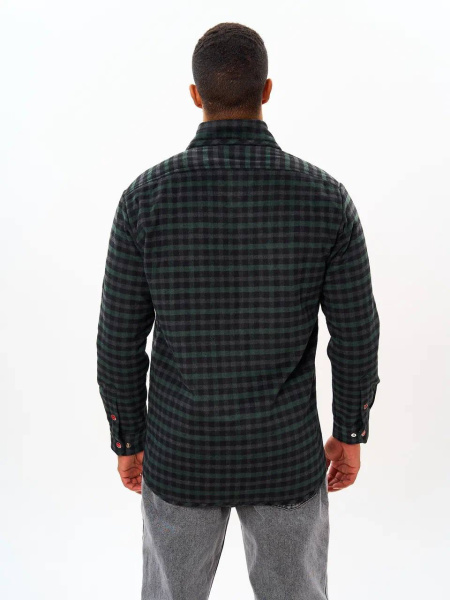 МУЖСКАЯ РУБАШКА УТЕПЛЕННАЯ KITON  74322 фото анонса