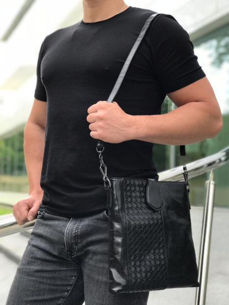 МУЖСКАЯ СУМКА МЕССЕНДЖЕР BOTTEGA VENETA  10134 фото анонса