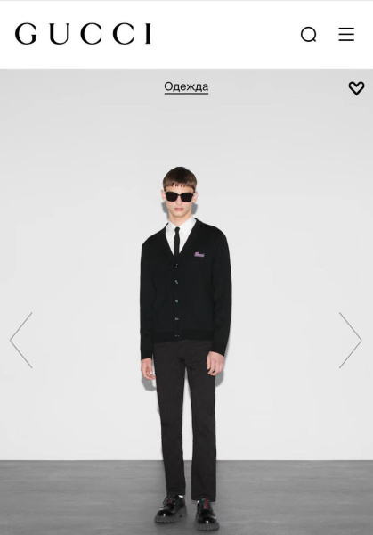 МУЖСКОЙ КАРДИГАН GUCCI  71918 фото анонса