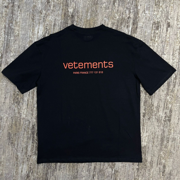 МУЖСКАЯ ФУТБОЛКА VETEMENTS  66514 фото анонса