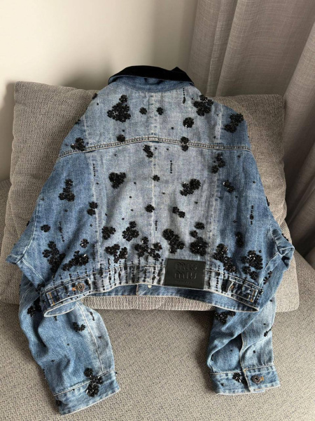 КУРТКА ДЖИНСОВКА MIU MIU  69722 фото анонса