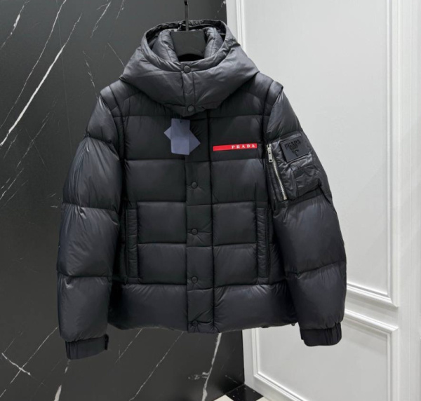 МУЖСКОЙ ПУХОВИК ТРАНСФОРМЕР PRADA 
