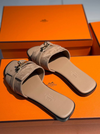 ШЛЕПКИ HERMES  76898 детальное фото товара