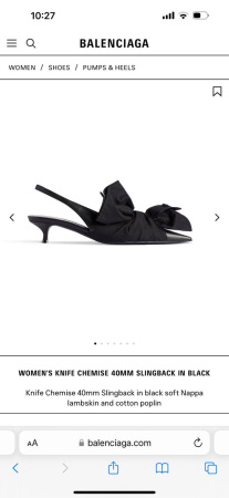 ТУФЛИ BALENCIAGA  69541 детальное фото товара