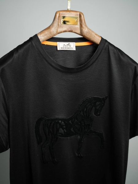 МУЖСКАЯ ФУТБОЛКА HERMES  69311 фото анонса