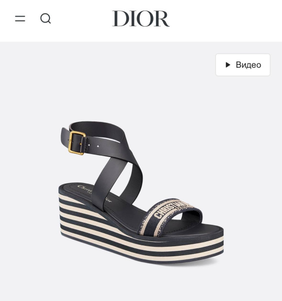 БОСОНОЖКИ CHRISTIAN DIOR  76943 фото анонса