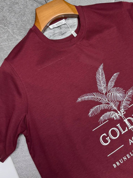 МУЖСКАЯ ФУТБОЛКА BRUNELLO CUCINELLI  72730 фото анонса