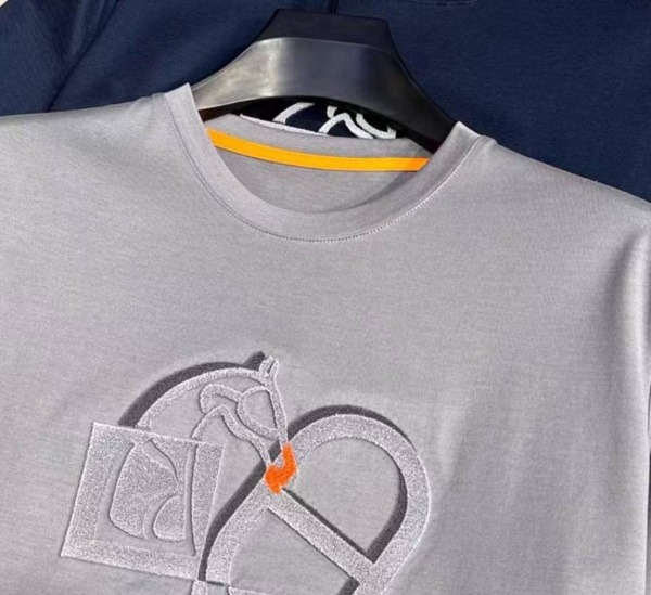 МУЖСКАЯ ФУТБОЛКА HERMES  73685 фото анонса