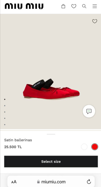 БАЛЕТКИ MIU MIU  65099 фото анонса