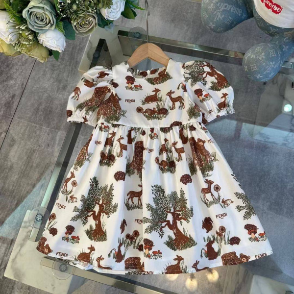 ДЕТСКОЕ ПЛАТЬЕ FENDI  75556 фото анонса