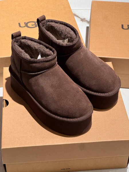 УГГИ UGG PLATFORM MINI  72143 фото анонса