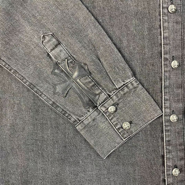 МУЖСКАЯ РУБАШКА CHROME HEARTS  61142 фото анонса